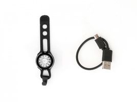 MSC Luz de seguridad de LED delantera USB Negro