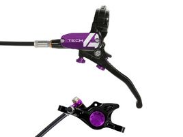 Hope Freno de disco delantero Tech 4 X2 Negro / Morado 2024