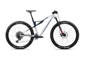 Orbea OIZ M21 Halo Silver-Blue Carbon View 2024