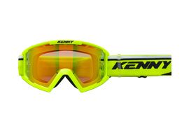 Kenny Gafas Track + Niño Neon Yellow - Lente Rojo 2025